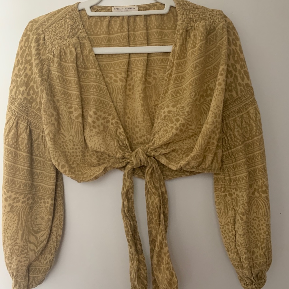 Spell & the Gypsy tie blouse